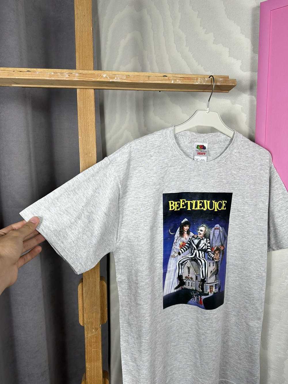 Fruit Of The Loom × Movie × Vintage Beetlejuice T… - image 4