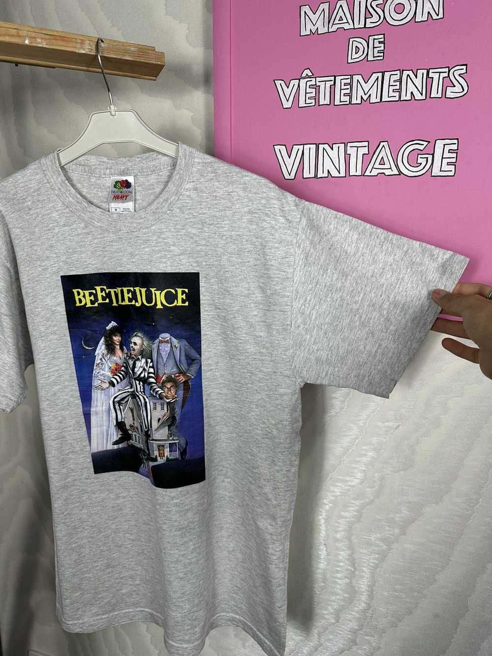 Fruit Of The Loom × Movie × Vintage Beetlejuice T… - image 5