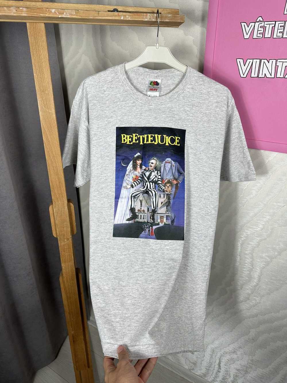 Fruit Of The Loom × Movie × Vintage Beetlejuice T… - image 6