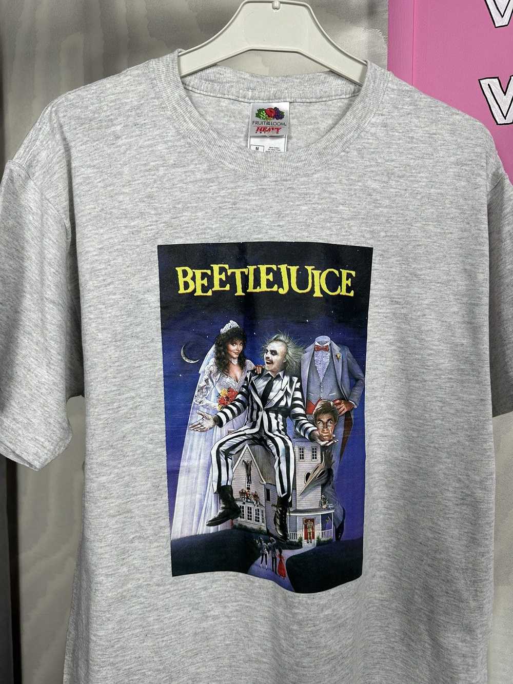 Fruit Of The Loom × Movie × Vintage Beetlejuice T… - image 7