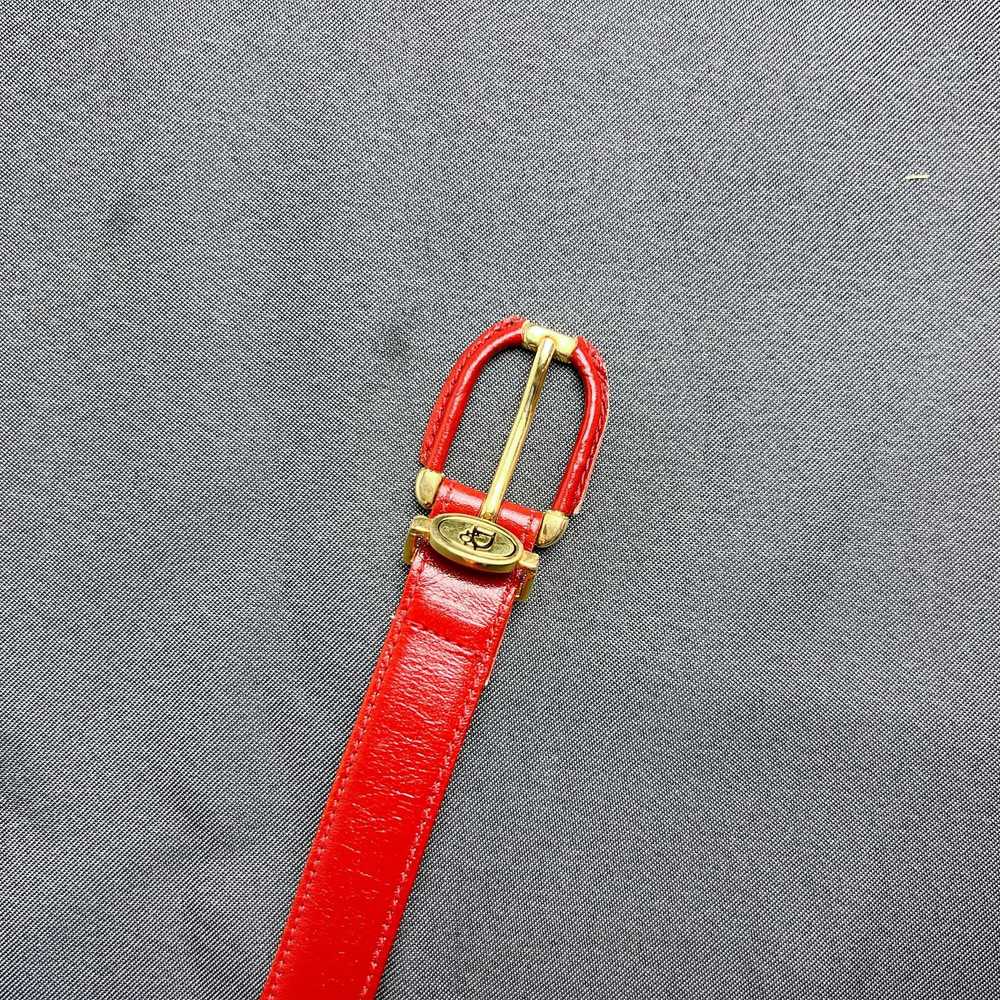 Dior Christian Dior Vintage Skinny Leather Belt S… - image 4