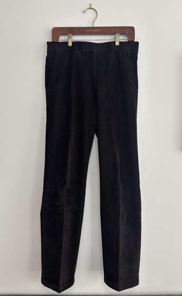 Prada Wide Wale Soft Corduroy Pants (Chocolate Bro