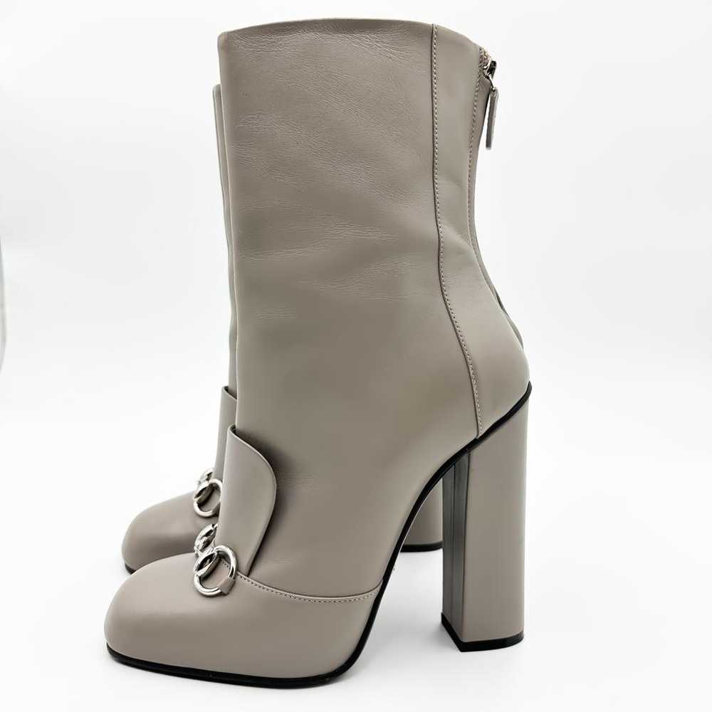 Gucci Leather boots - image 3