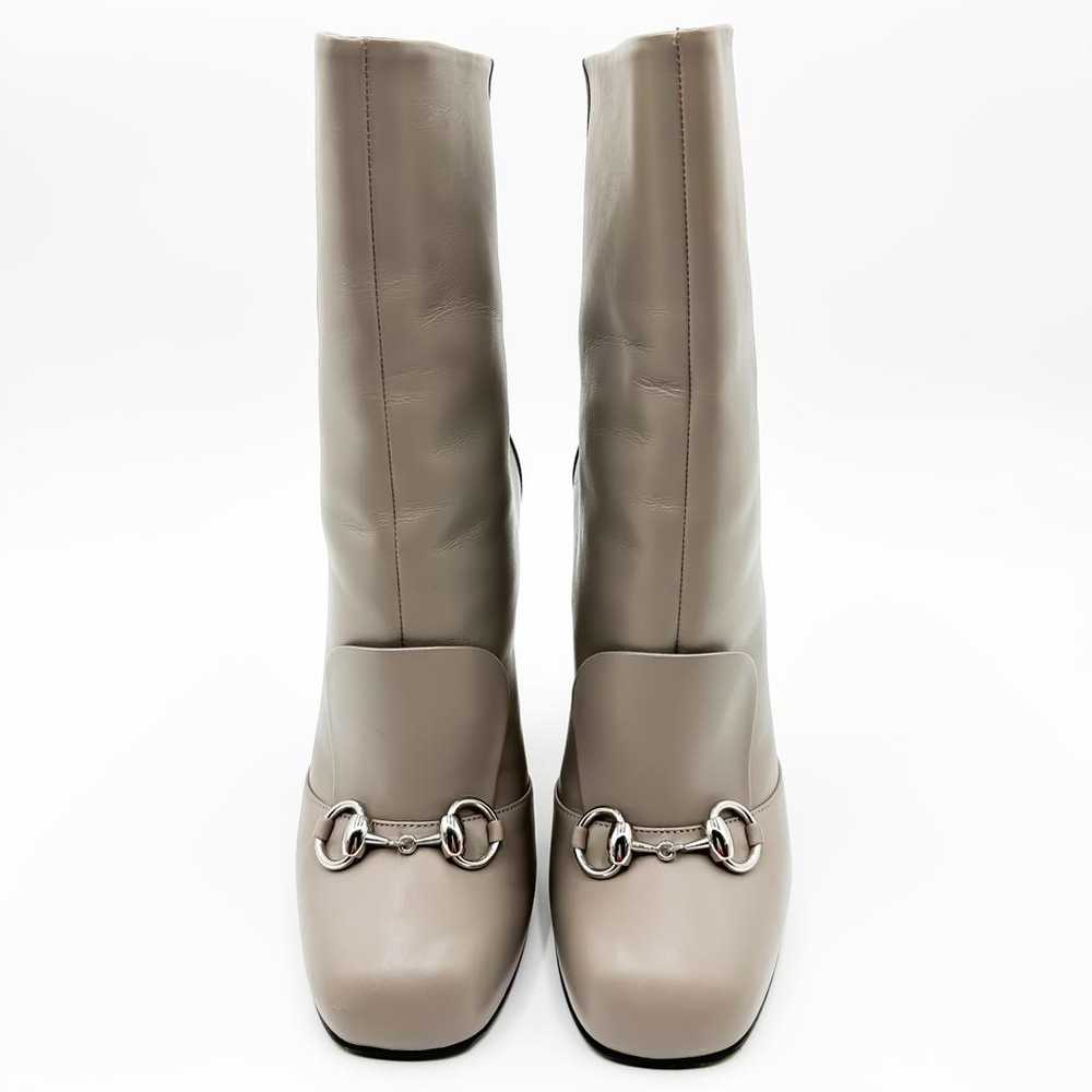 Gucci Leather boots - image 4