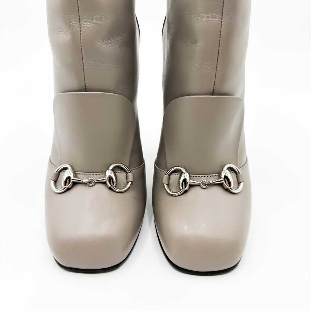 Gucci Leather boots - image 5