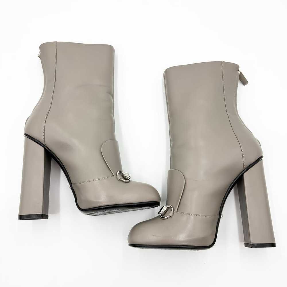 Gucci Leather boots - image 7