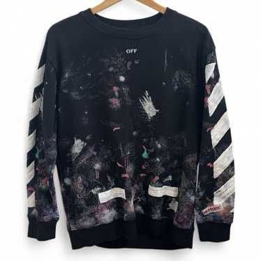 【タグ付き】OFF-WHITE ギャラクシー スウェット トレーナー 2025年最新】off-white パーカー ギャラクシーの人気アイテム