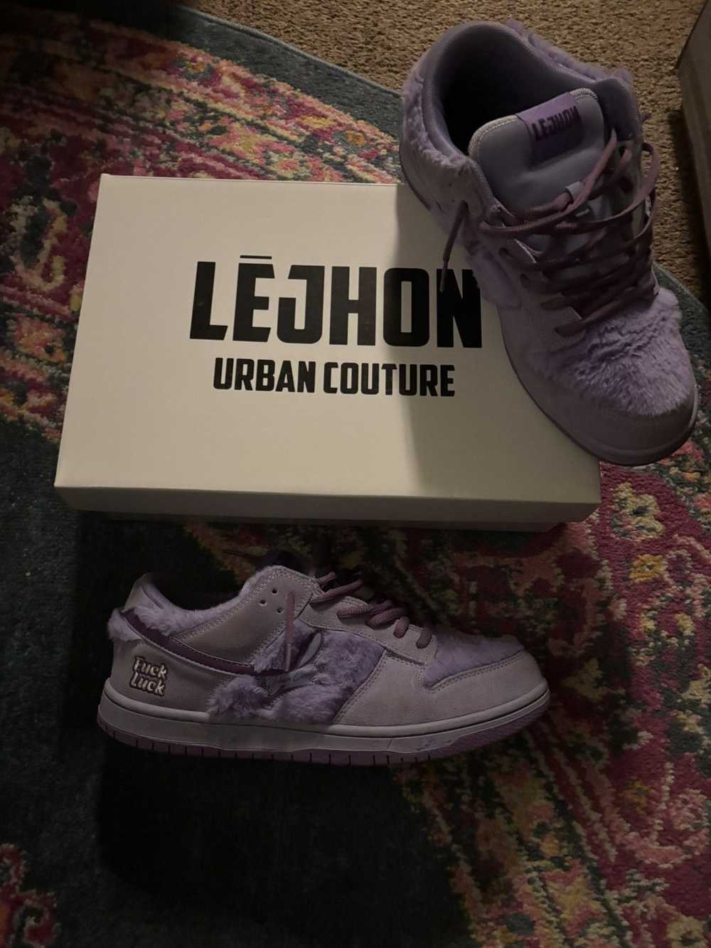 Designer Lejhon Urban Couture sneakers purple - image 1