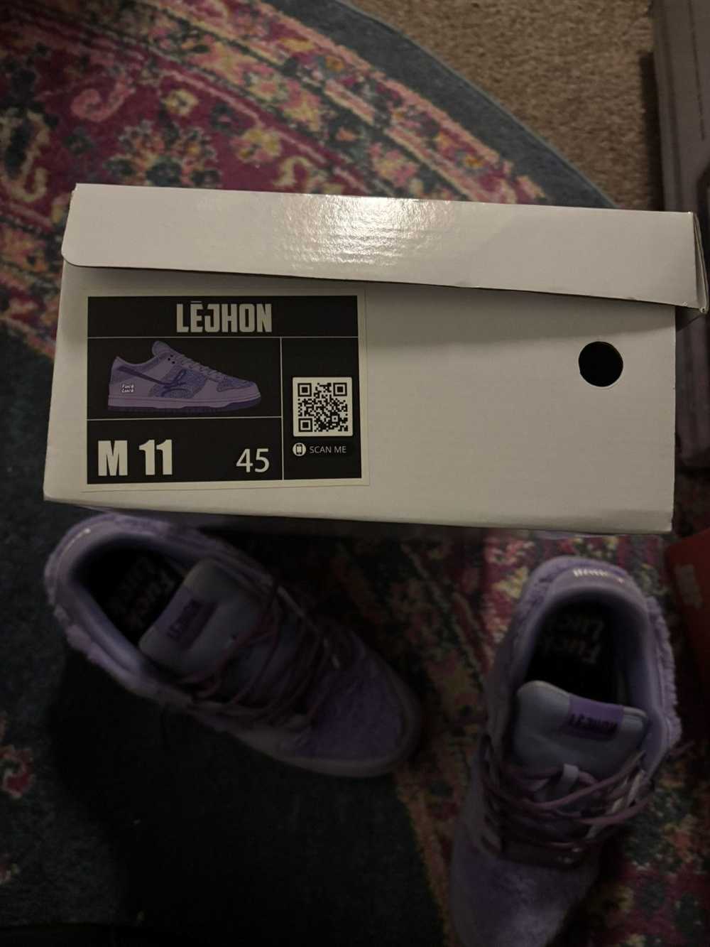 Designer Lejhon Urban Couture sneakers purple - image 2