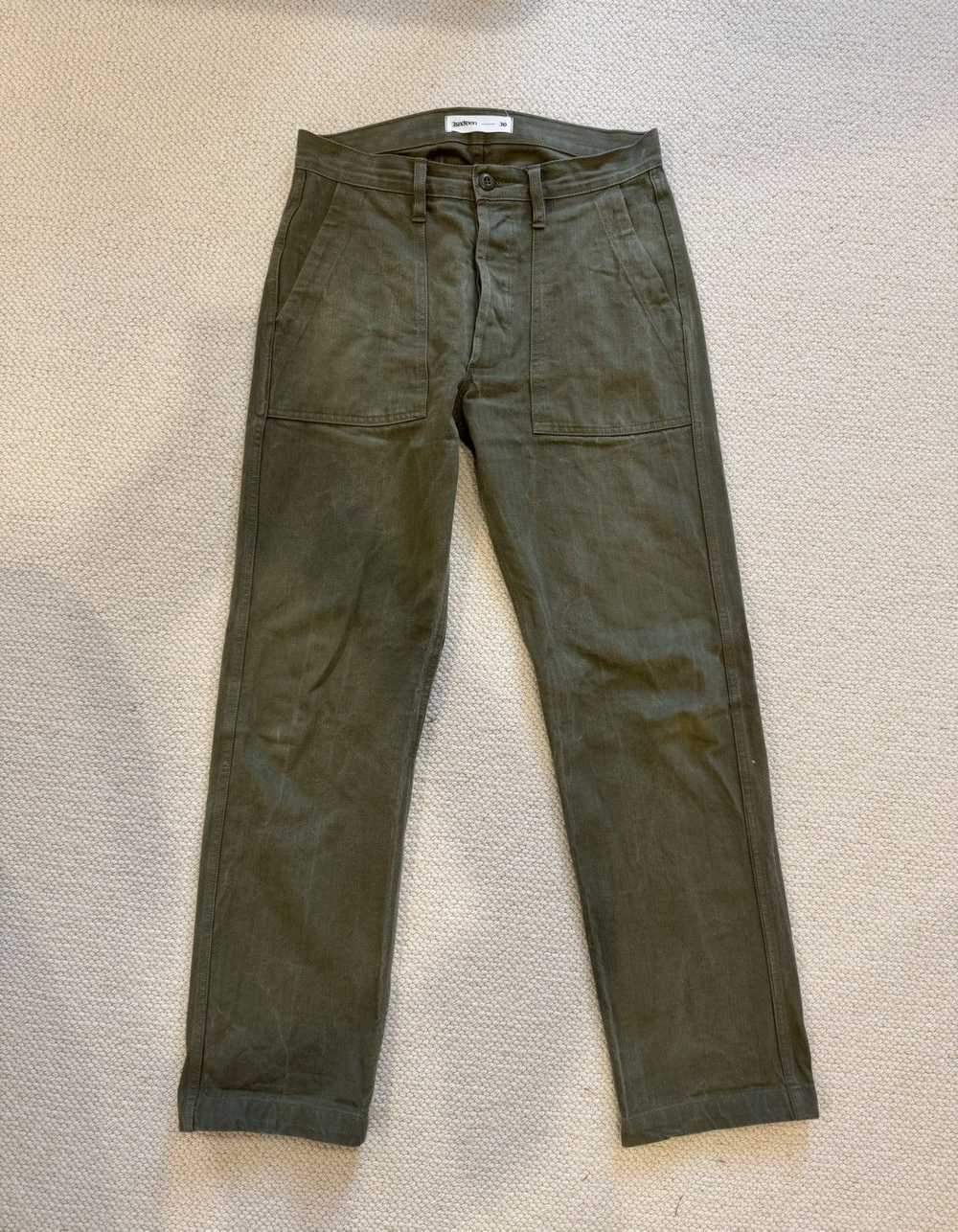 3sixteen Fatigue Pant Washed Olive HBT - image 1