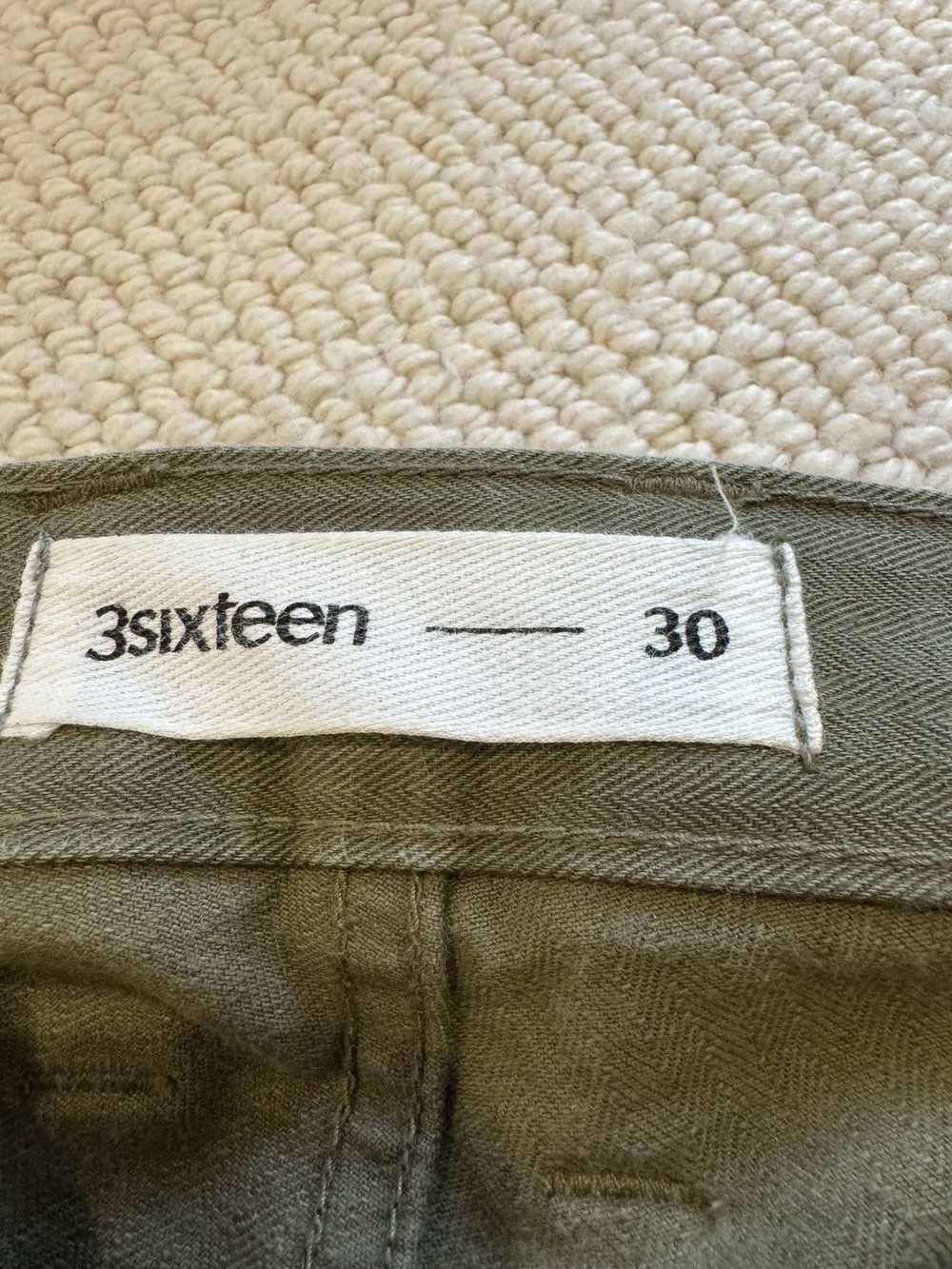 3sixteen Fatigue Pant Washed Olive HBT - image 3