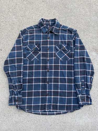 Jacks Late 2000s Jacks Blue/Navy/Red Plaid Flannel