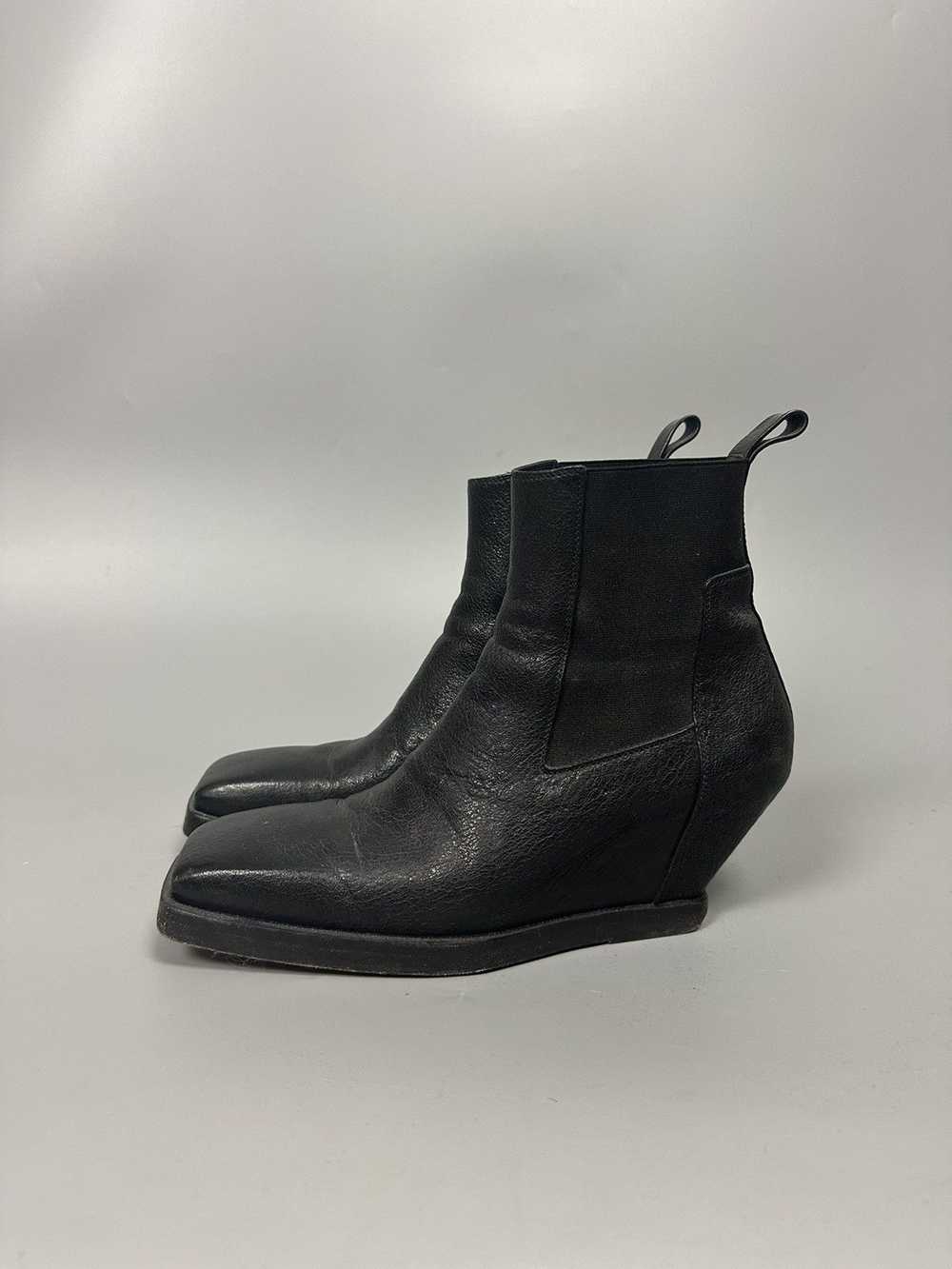 Rick Owens FW19 ‘LARRY’ Square Toed Wedges - image 2