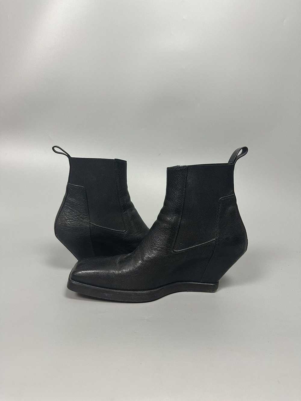 Rick Owens FW19 ‘LARRY’ Square Toed Wedges - image 7