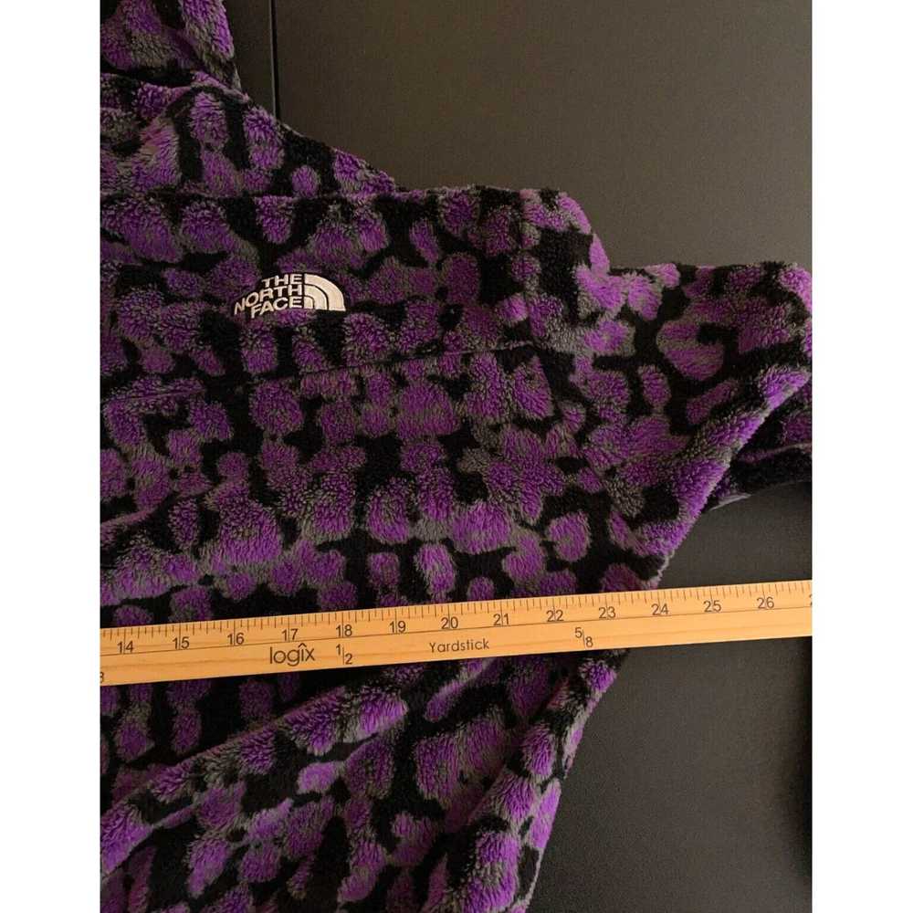 The North Face Cropped Quarter Zip Purple Leopard… - image 5