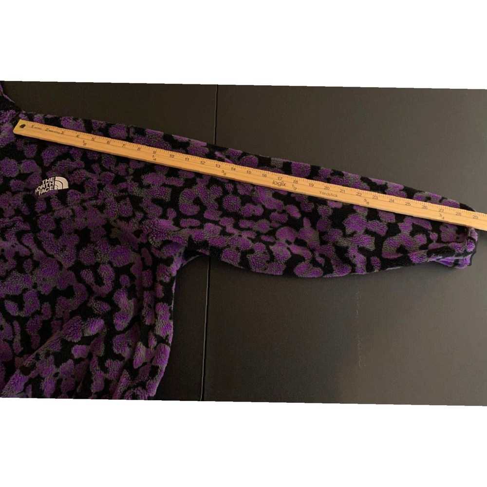 The North Face Cropped Quarter Zip Purple Leopard… - image 7