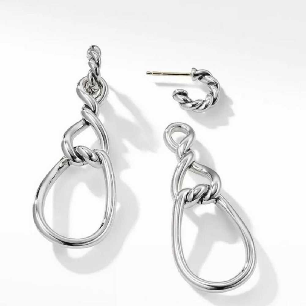 David Yurman Silver earrings - image 2