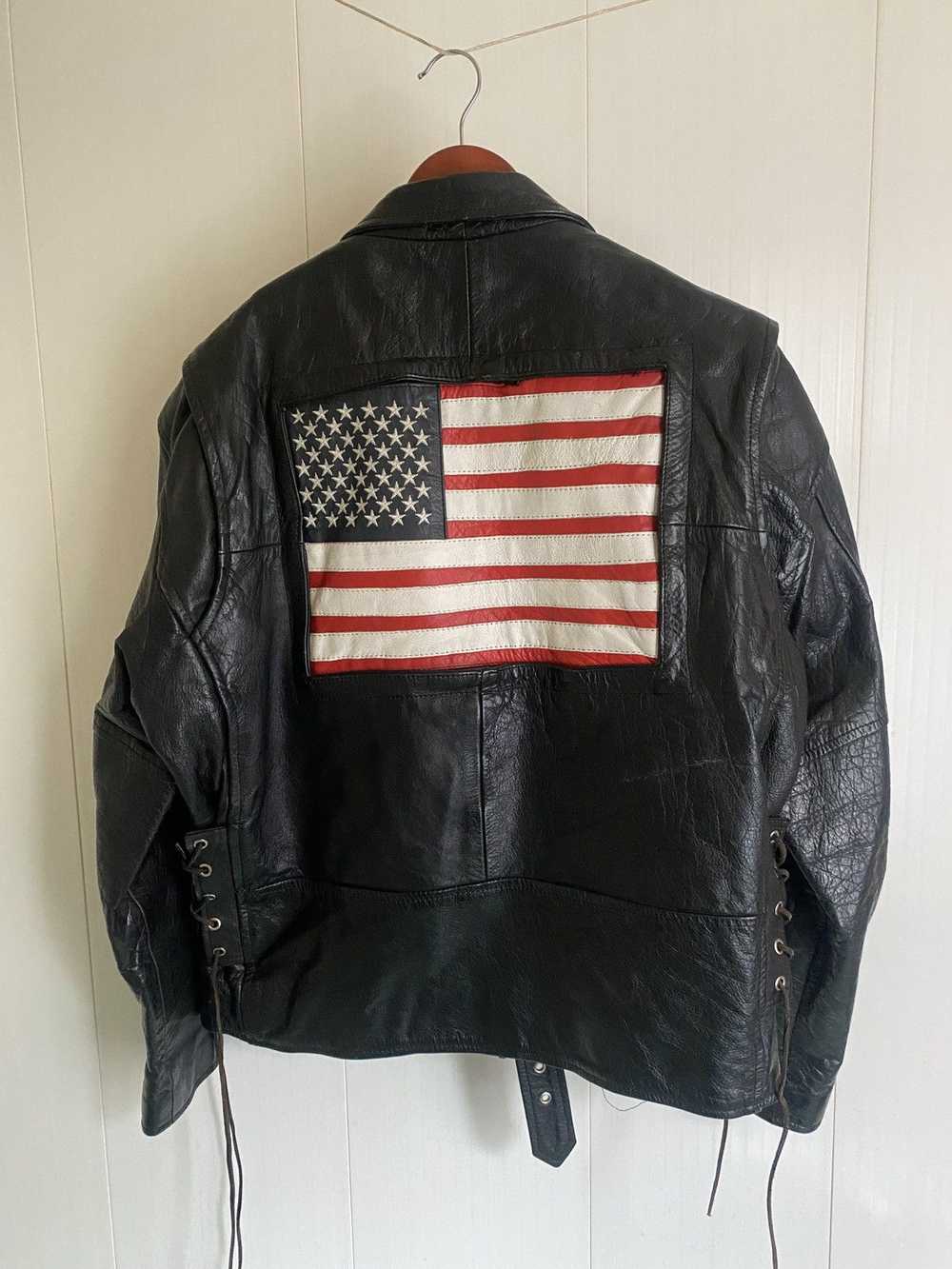 Leather Jacket × Rare × Vintage Rare vintage 90s … - image 1