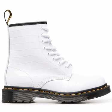 Dr Martens★1460 CROC EMBOSS★クロコダイル★WHITE PATENT ドクターマーチン(Dr.Martens)｜1460 W Patent Lamper Croc