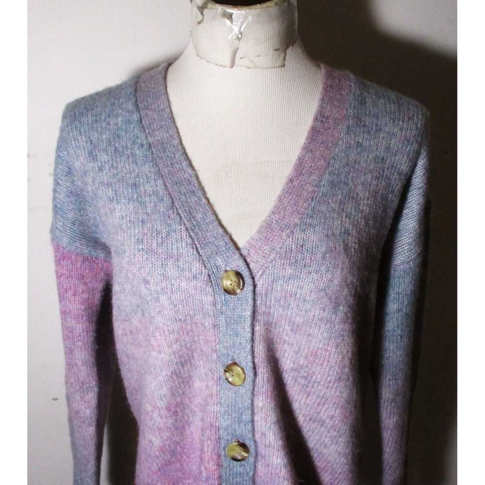 Vintage Luxurious Lavender Plum Cardigan Sweater … - image 2