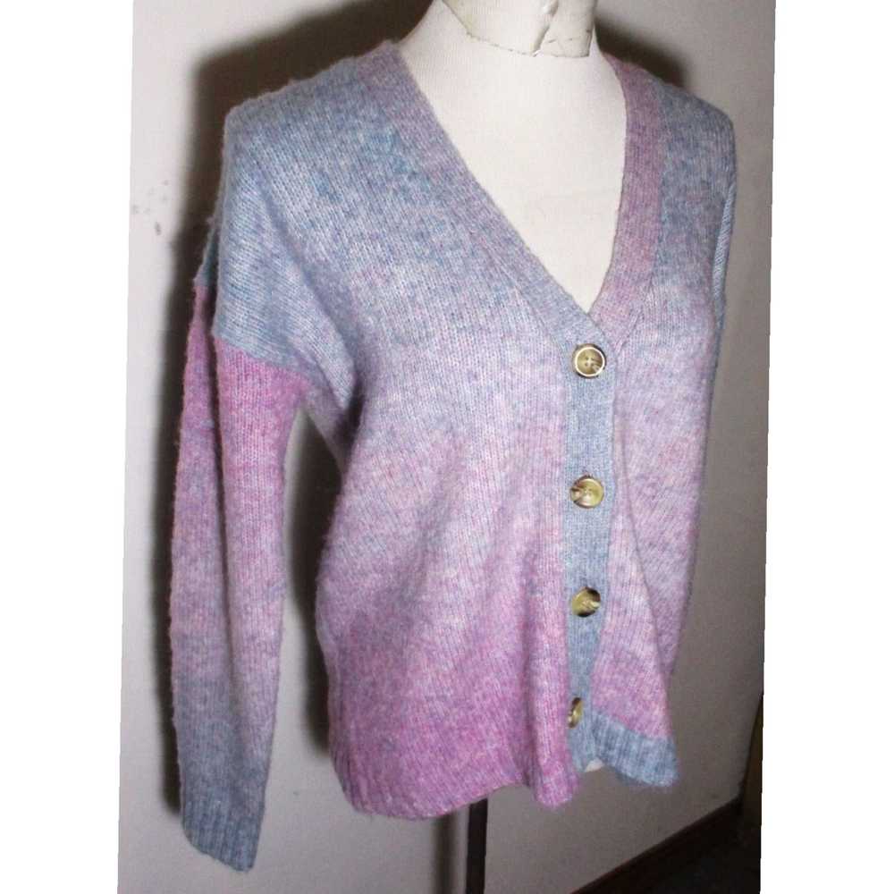 Vintage Luxurious Lavender Plum Cardigan Sweater … - image 3