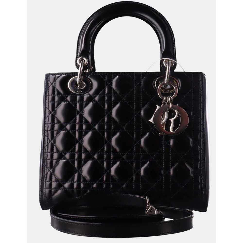 Dior Lady Dior patent leather handbag - image 6