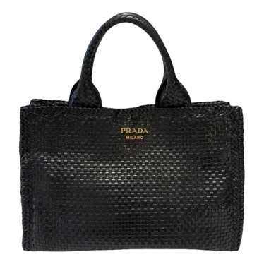 Prada Madras leather handbag