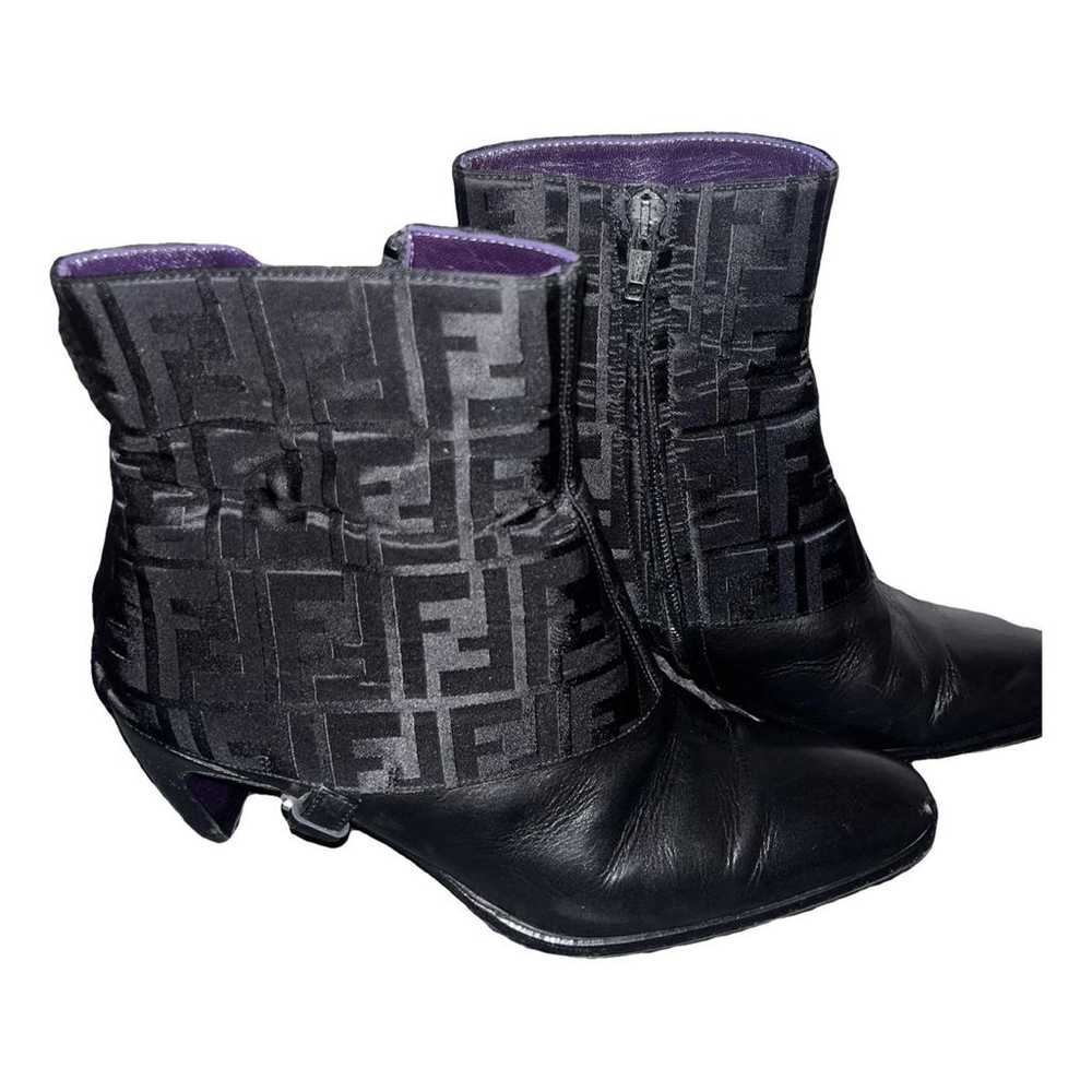 Fendi Colibri leather ankle boots - image 1