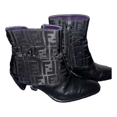 Fendi Colibri leather ankle boots - image 1