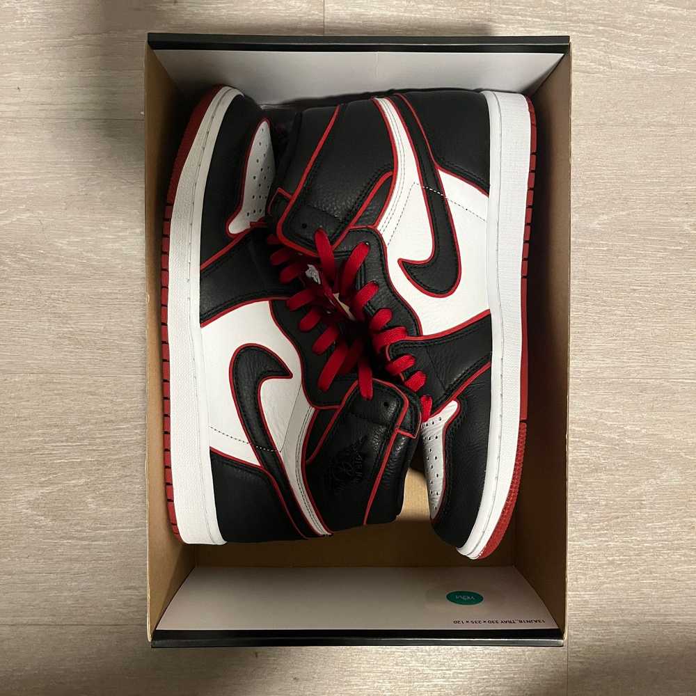 Jordan Brand Black and Red Nike Jordan 1 Bloodline - image 1