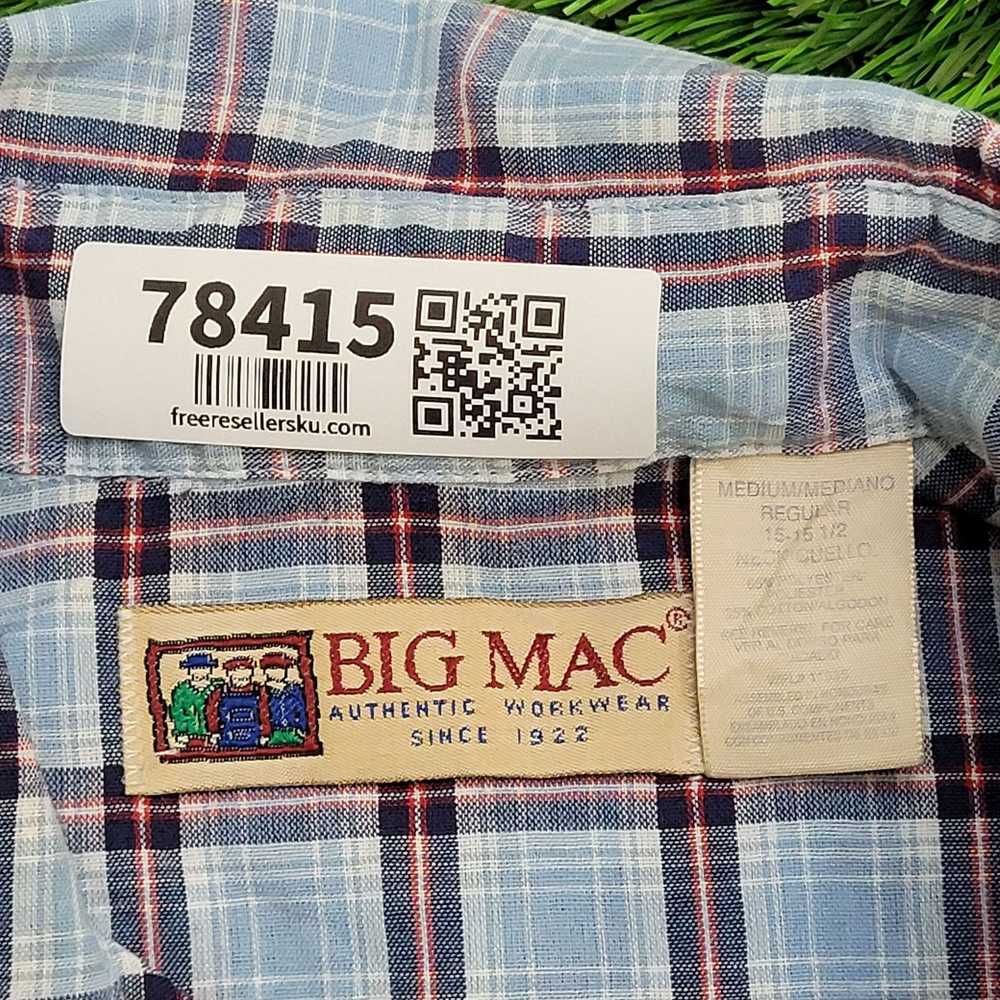 Big Mac Vintage 80s Big-Mac Western Snap Shirt Me… - image 10