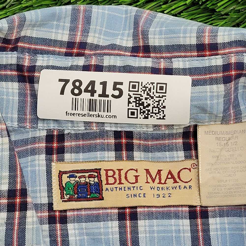 Big Mac Vintage 80s Big-Mac Western Snap Shirt Me… - image 9