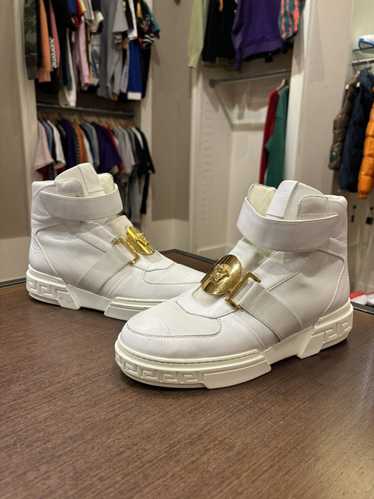 Versace Versace Medusa Plaque Sneaker White