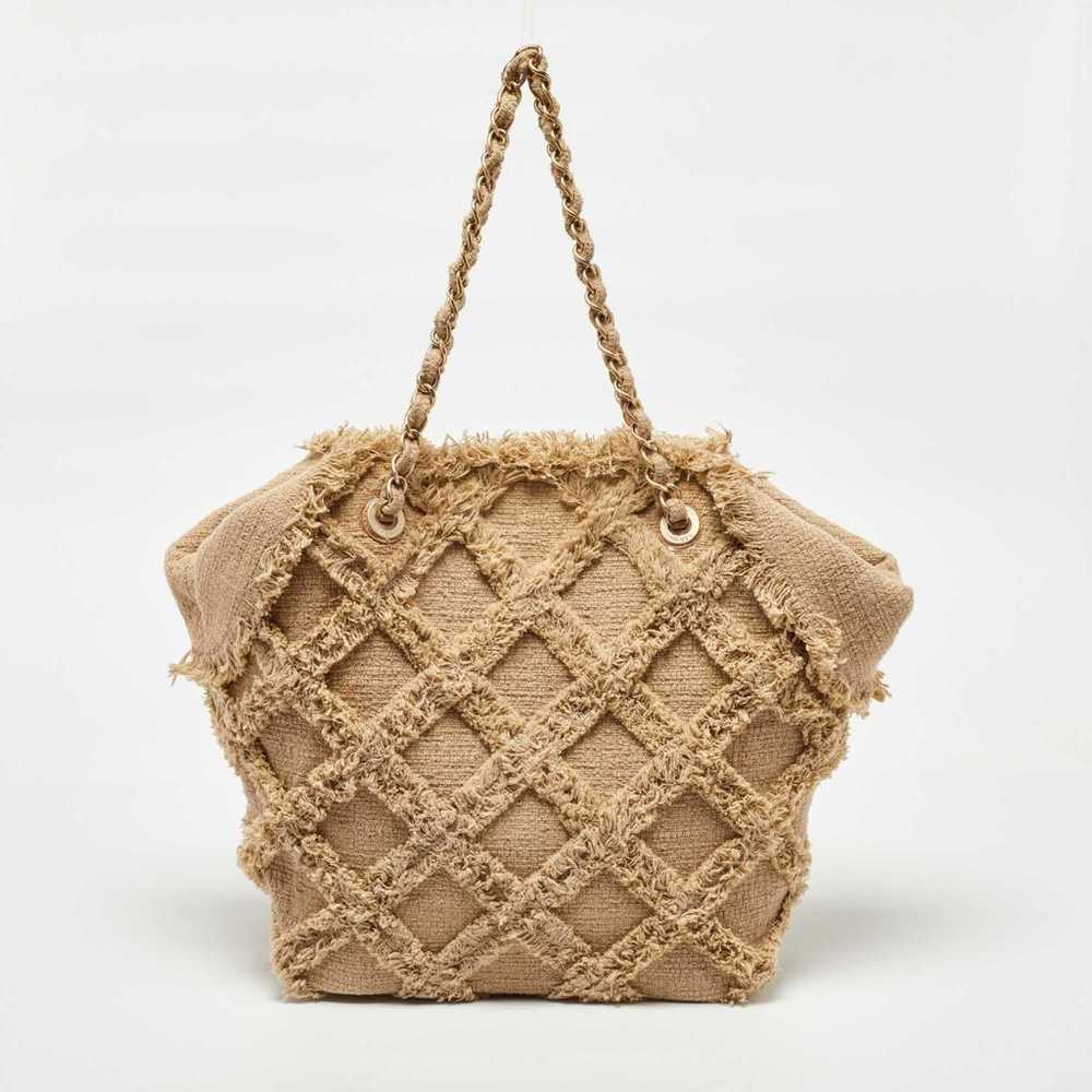 Chanel Tweed tote - image 3