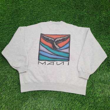 Crazy Shirts Vintage Maui Whale Sweatshirt Large 2