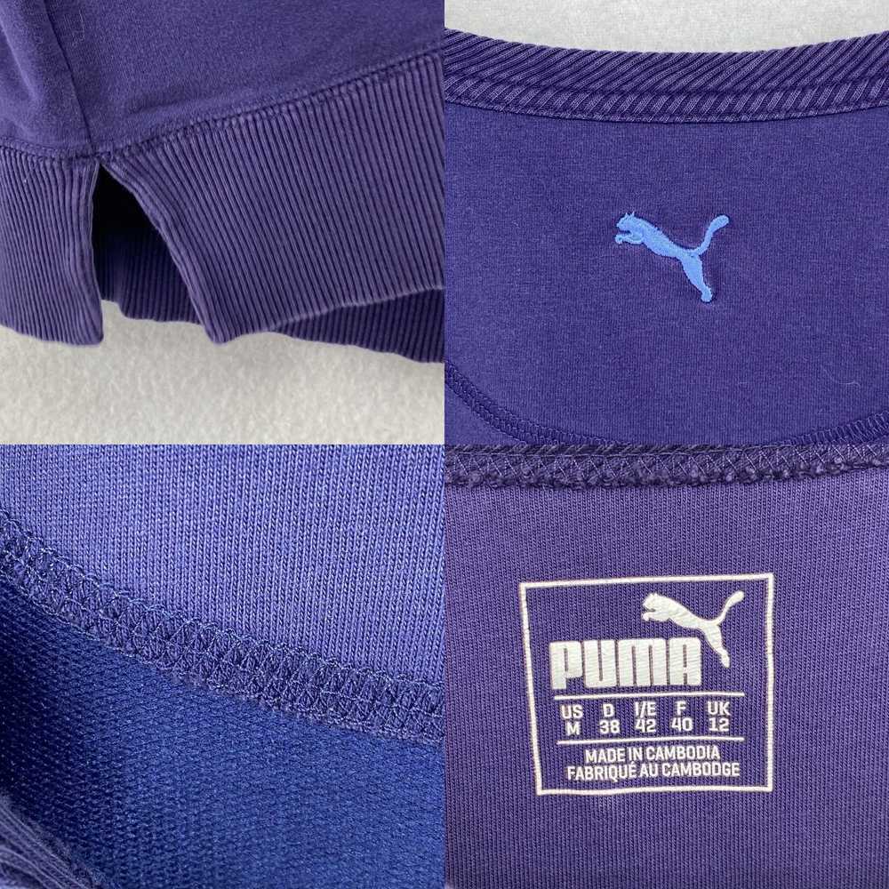 Puma Soft Purple Cropped Pullover Jumper Featurin… - image 8