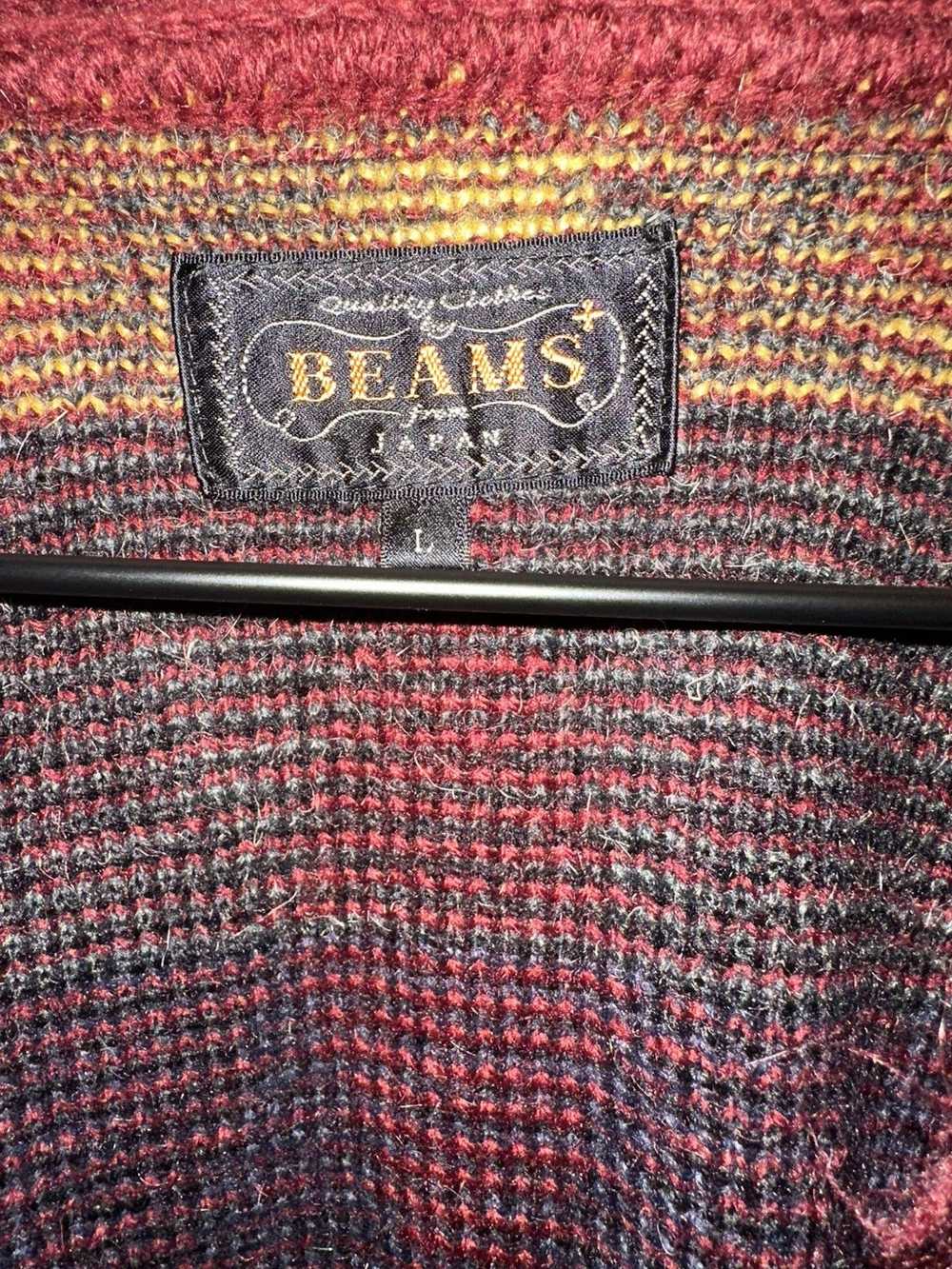 Beams Plus Beams Plus Argyle Mohair Cardigan - image 2