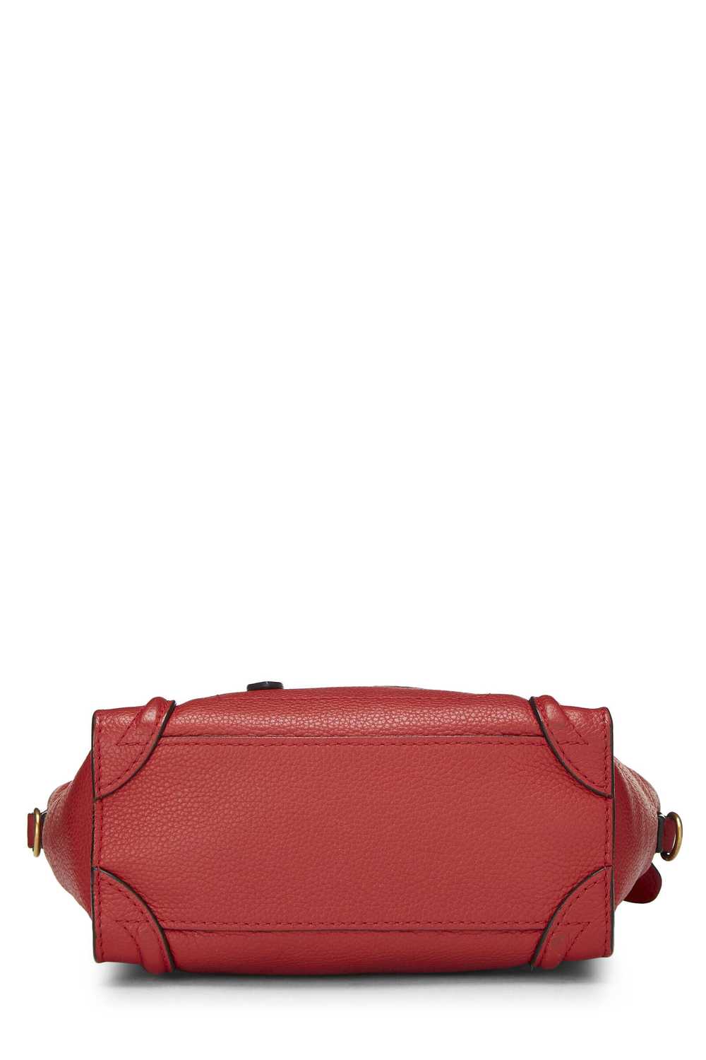 Red Leather Luggage Nano Send in SMS Send in Emai… - image 5