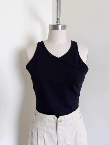 Black Armani Crop Tank