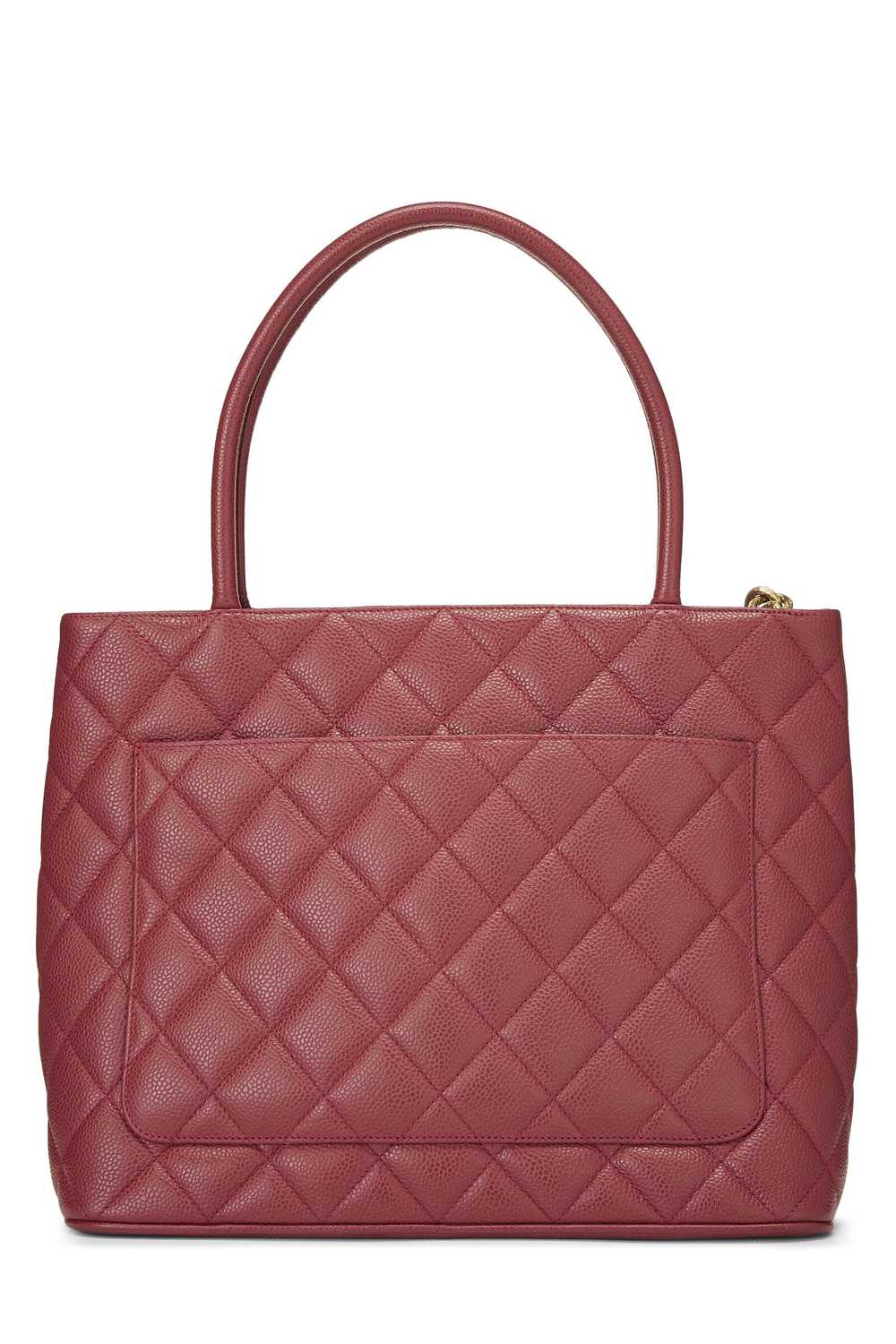 Pink Quilted Caviar Medallion Tote Send in SMS Se… - image 4