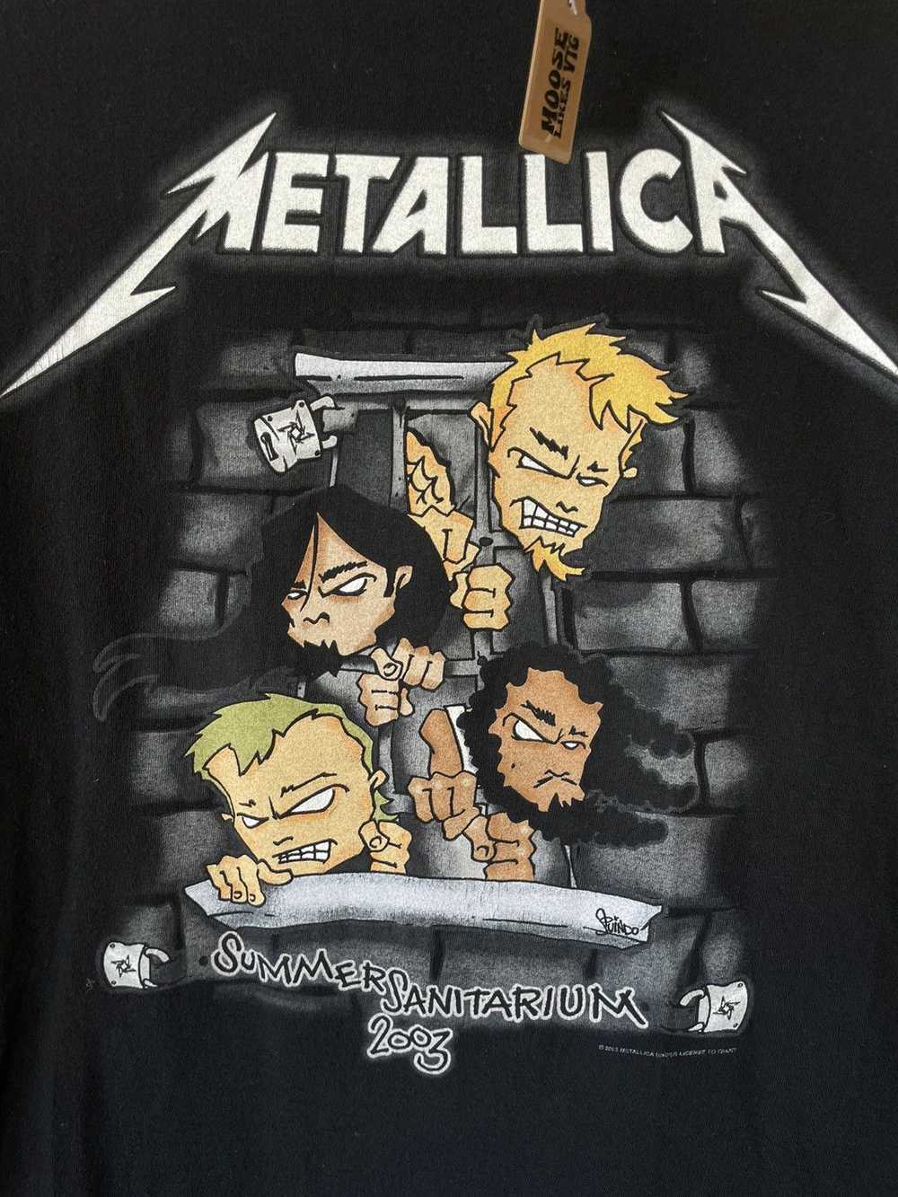 Metallica × Tour Tee × Vintage Vintage 2003 Metal… - image 3