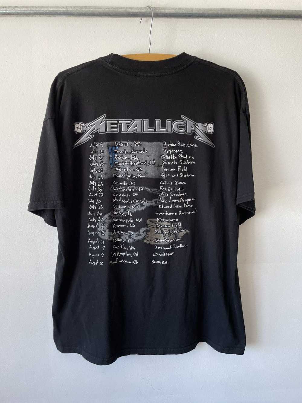 Metallica × Tour Tee × Vintage Vintage 2003 Metal… - image 7