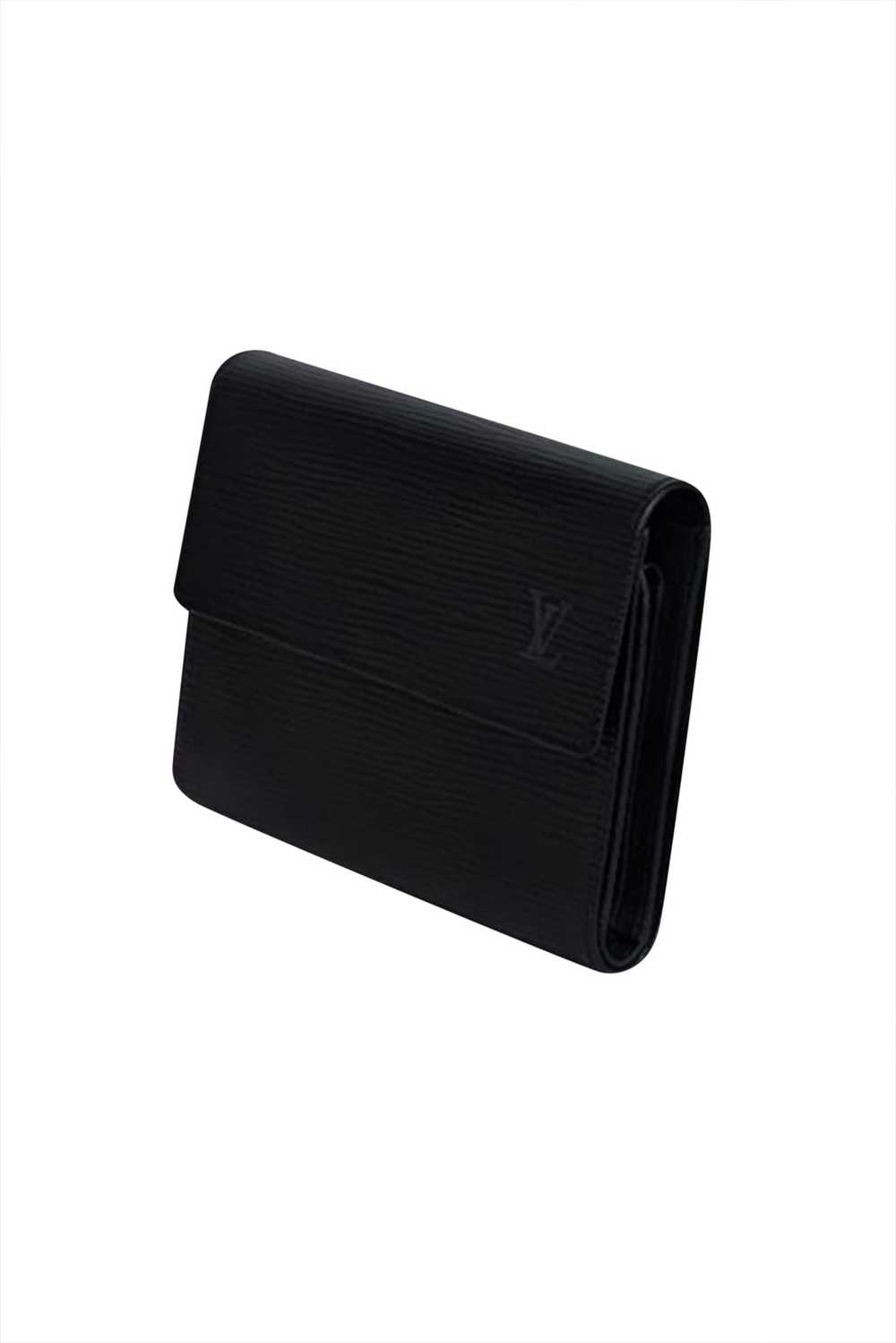 Louis Vuitton - Black Epi Leather Tri-Fold Wallet - image 2