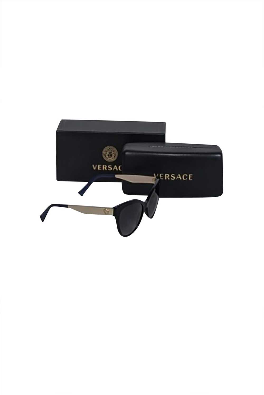 Versace - Black Cat Eye Sunglasses - image 1