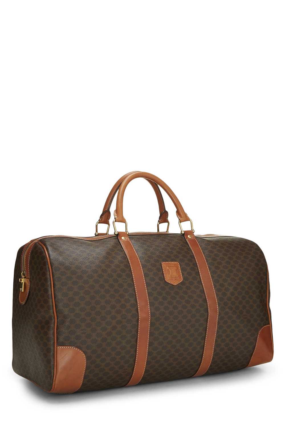 Brown Coated Canvas Macadam Boston Bag Send in SM… - image 2