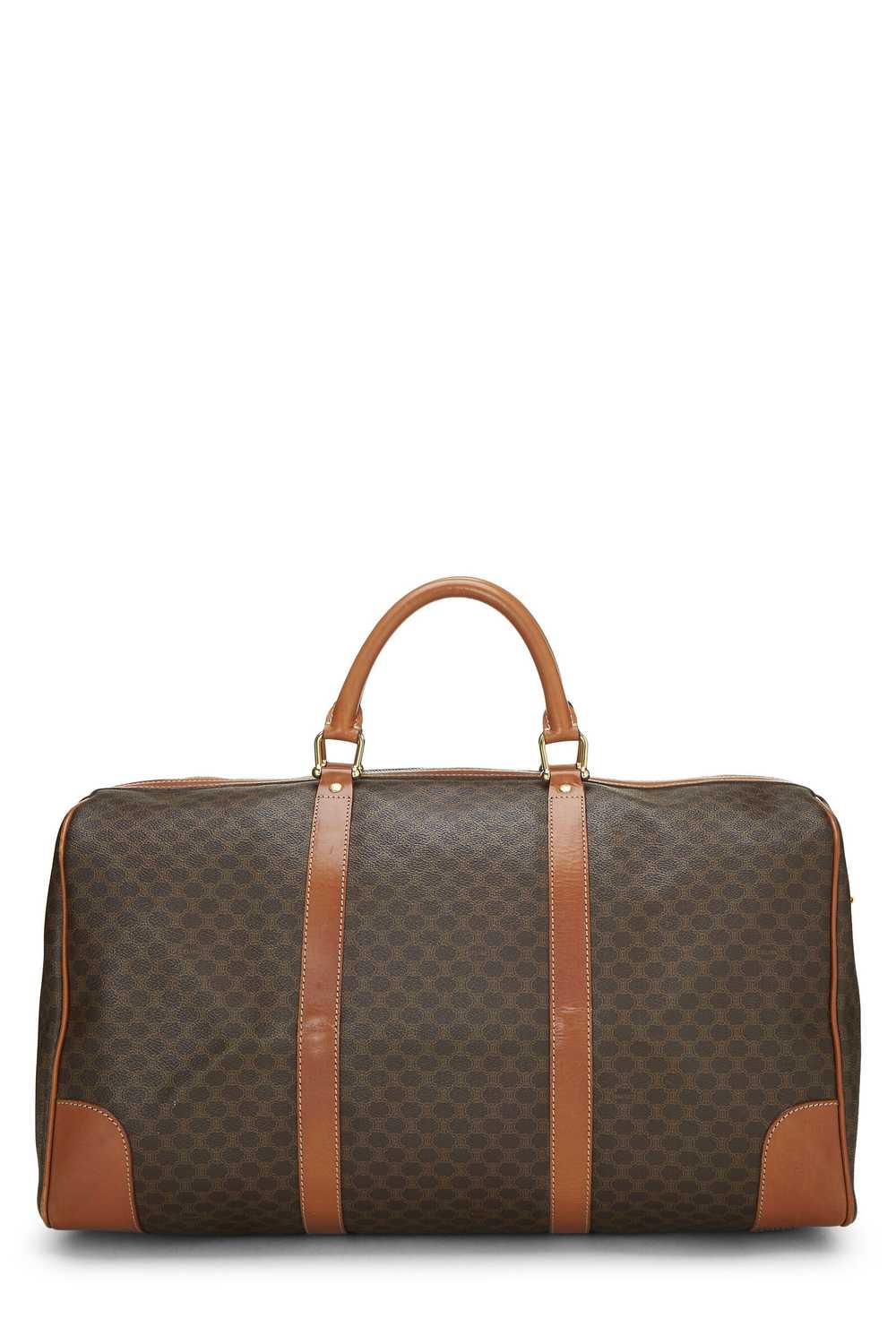 Brown Coated Canvas Macadam Boston Bag Send in SM… - image 4