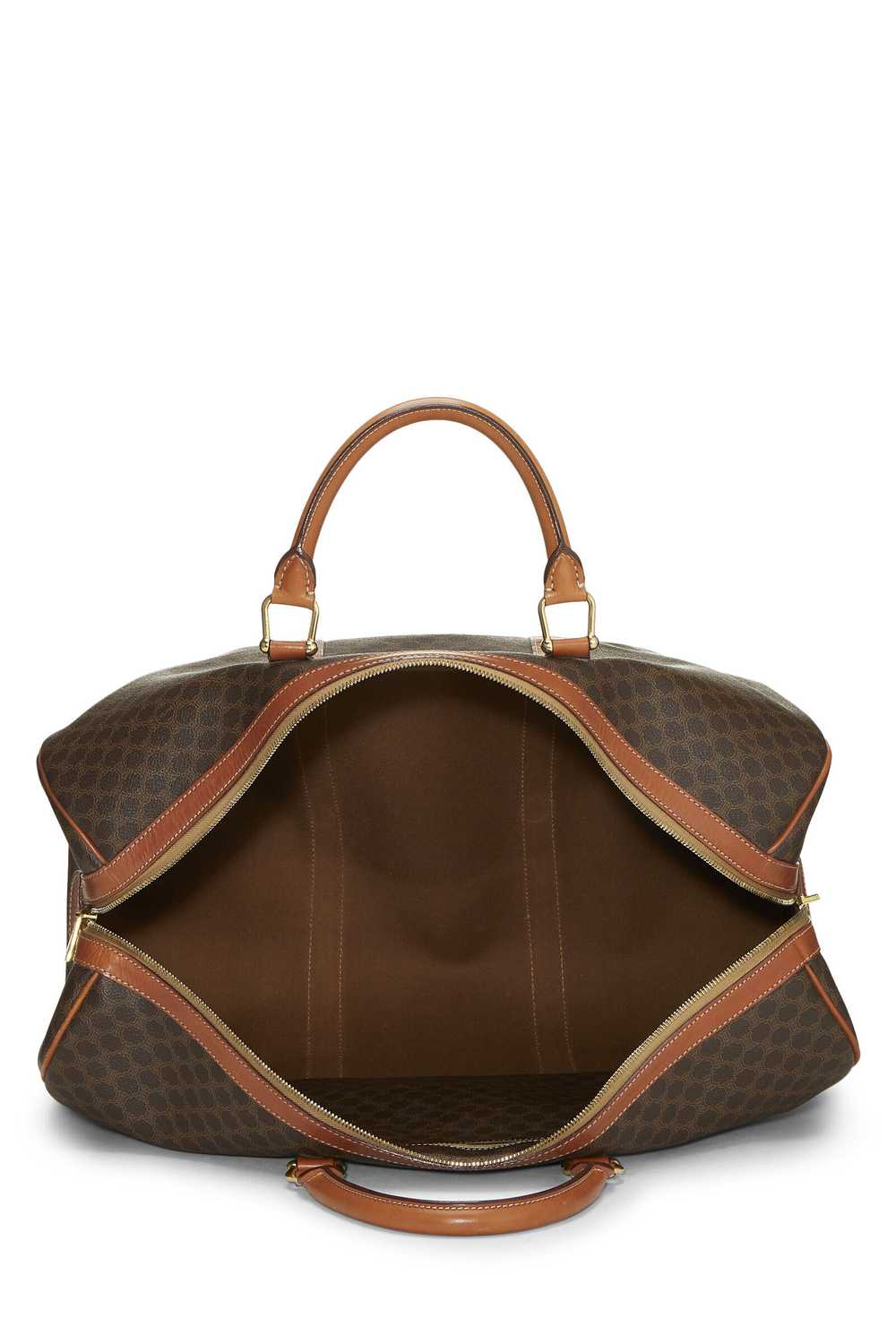 Brown Coated Canvas Macadam Boston Bag Send in SM… - image 6