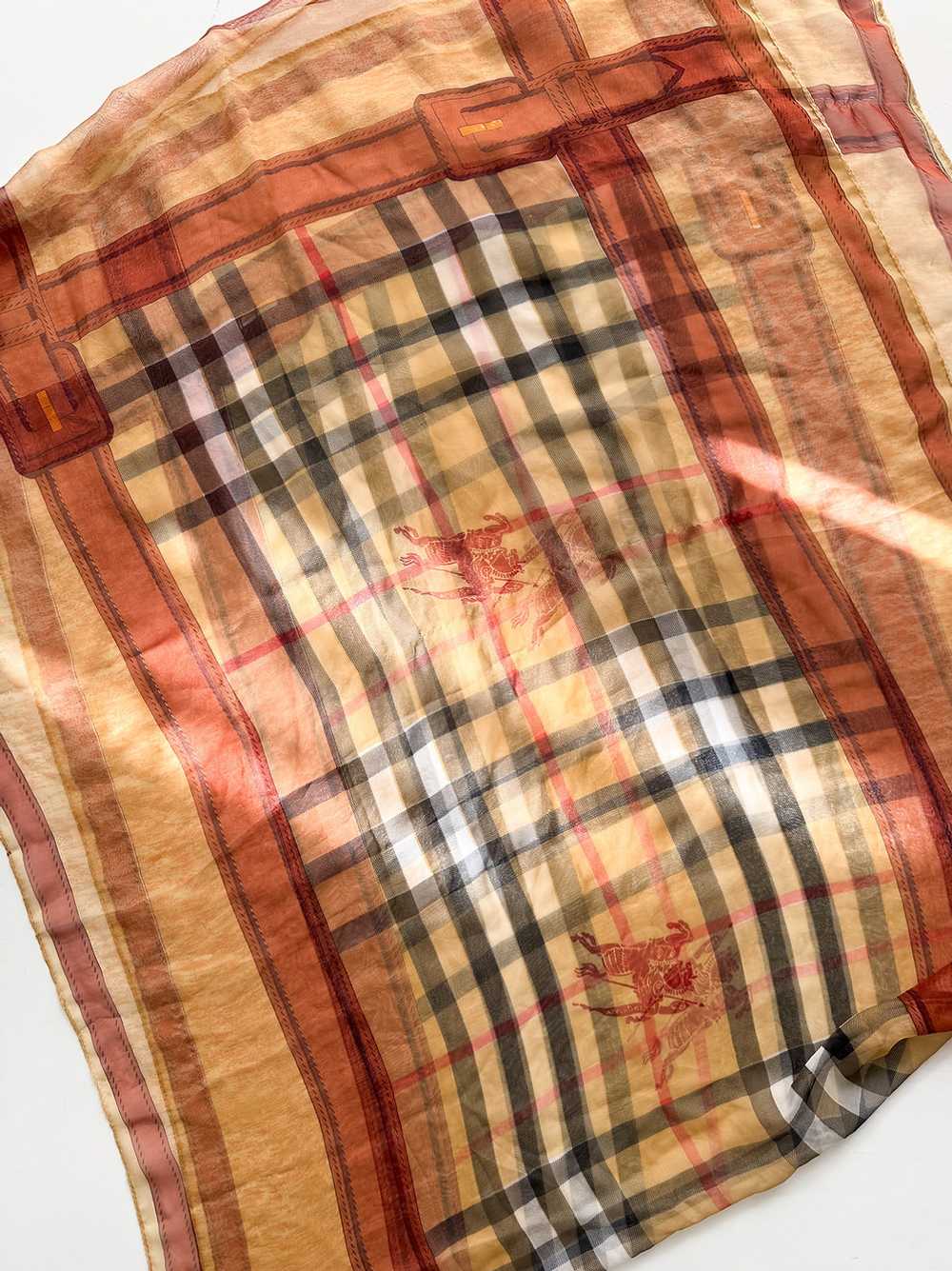 Sheer Burberry Scarf - image 2