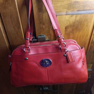 Penelope Coach Satchel! Leather!