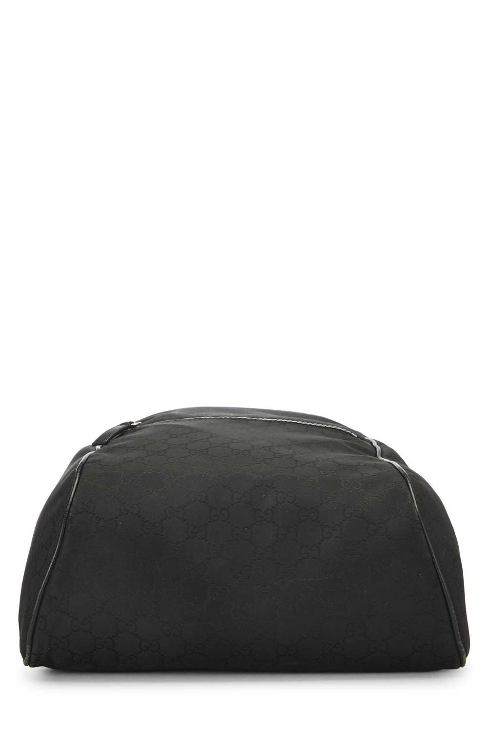 Black GG Nylon Slim Backpack Send in SMS Send in … - image 5